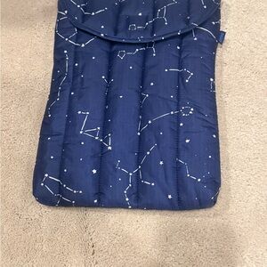 Baggu Navy Constellation Print 13/14 laptop case NWOT